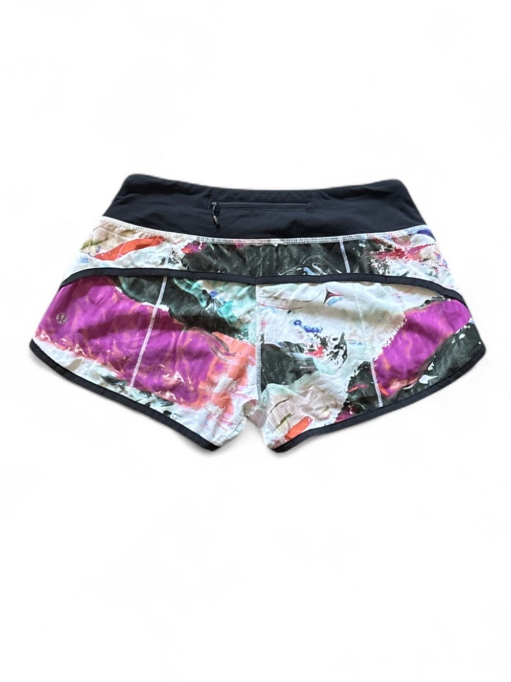 Lululemon Speed Short 2.5” Inseam
Pigment Wave Multi / Black Size 4 ***No Liner
